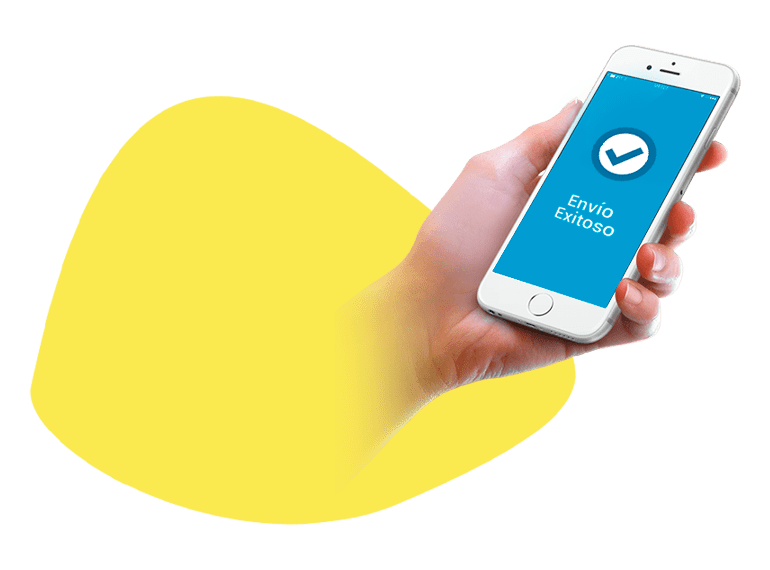 Mano sosteniendo telefono